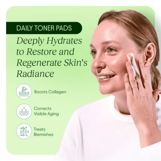 Jiyu Korean Skincare Toner Pads - 100ct.