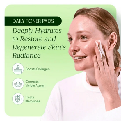Jiyu Korean Skincare Toner Pads - 100ct.