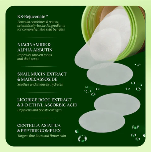 Jiyu Korean Skincare Toner Pads - 100ct.